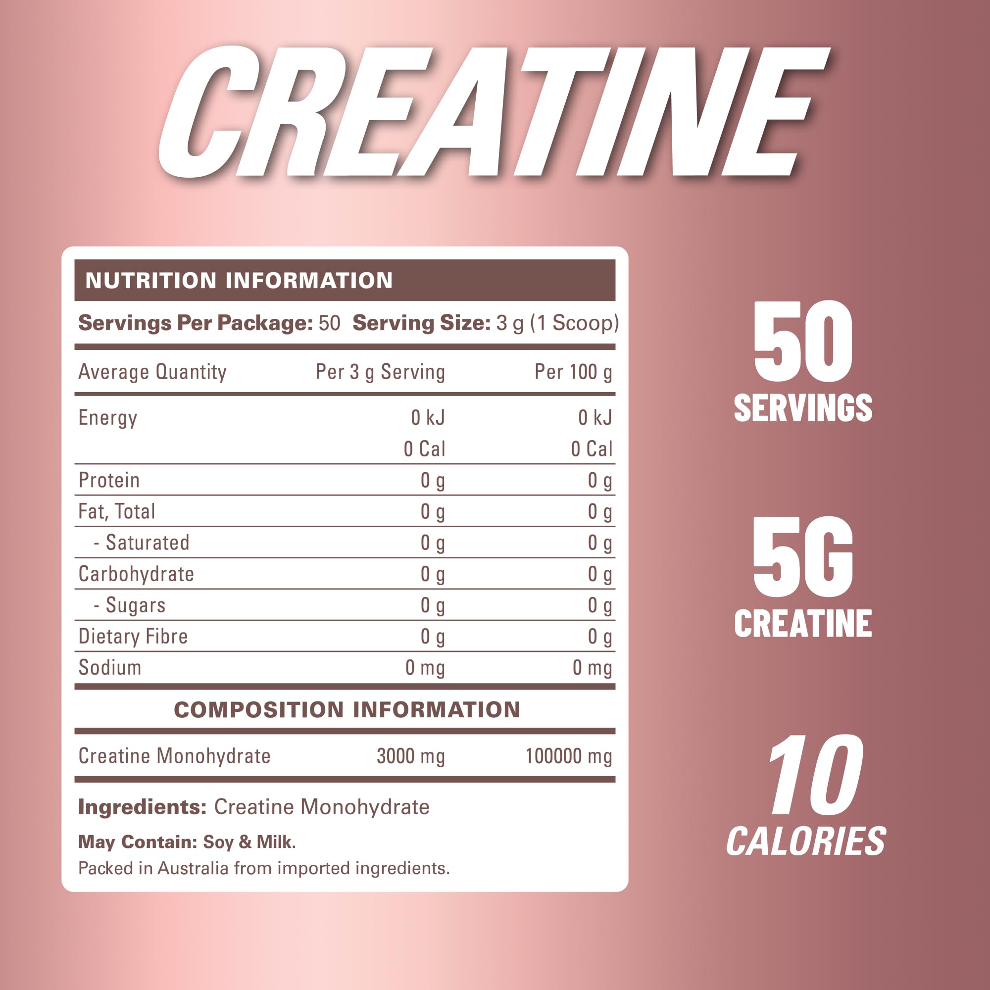 EHP Labs CREA-8 unflavored powder scoop shows easy dosing.