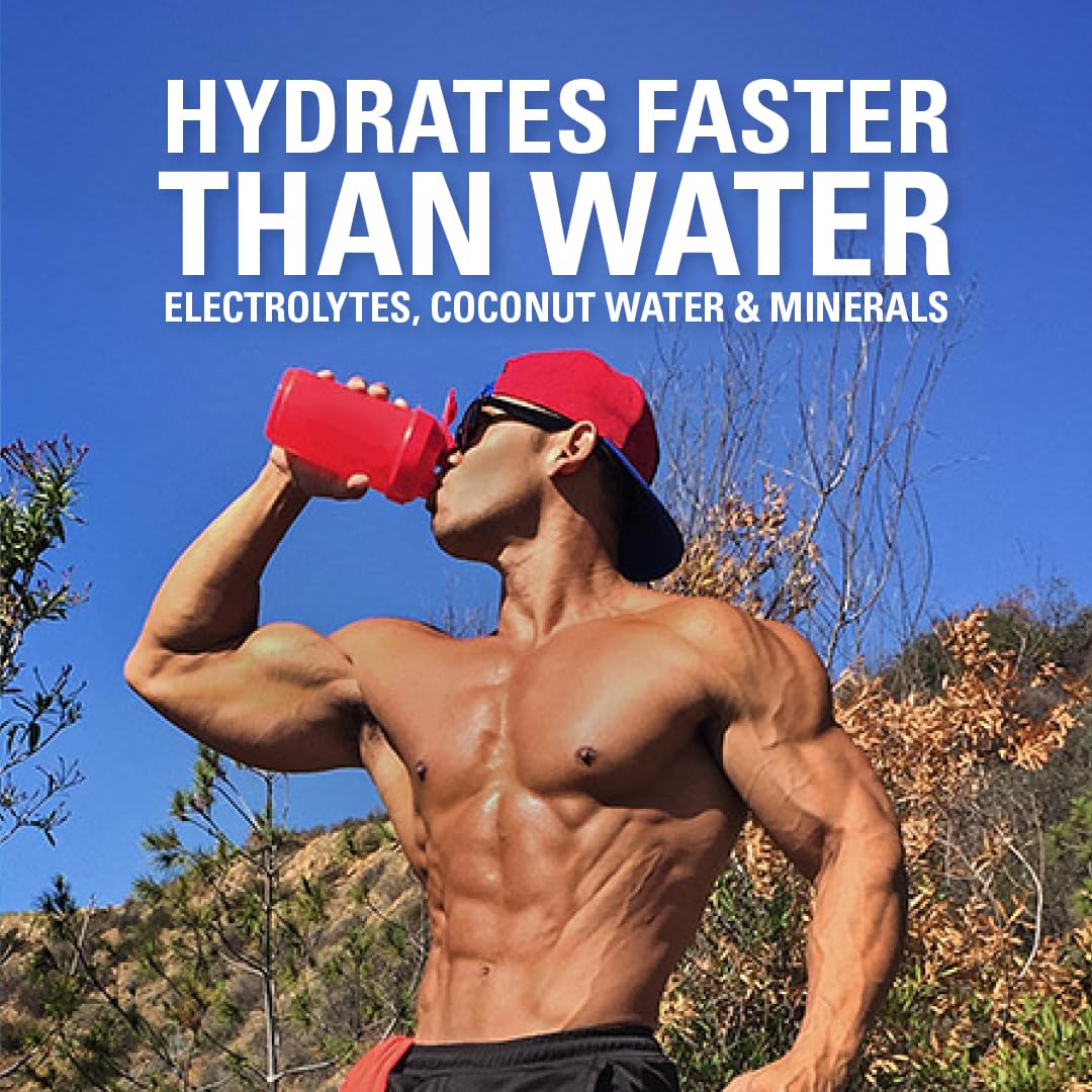 Hydreau hydration glass on gym bench highlighting sugar-free electrolyte support.