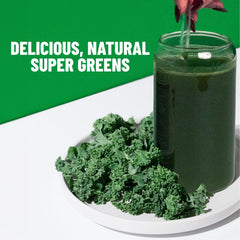 EHP Labs OxyGreens spirulina-chlorella blend, nutrient-dense greens.