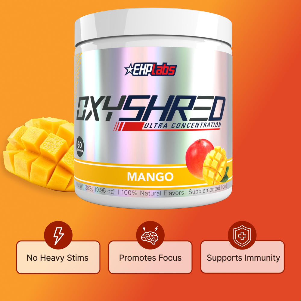 EHP Labs OxyShred green coffee bean extract visual on packaging.