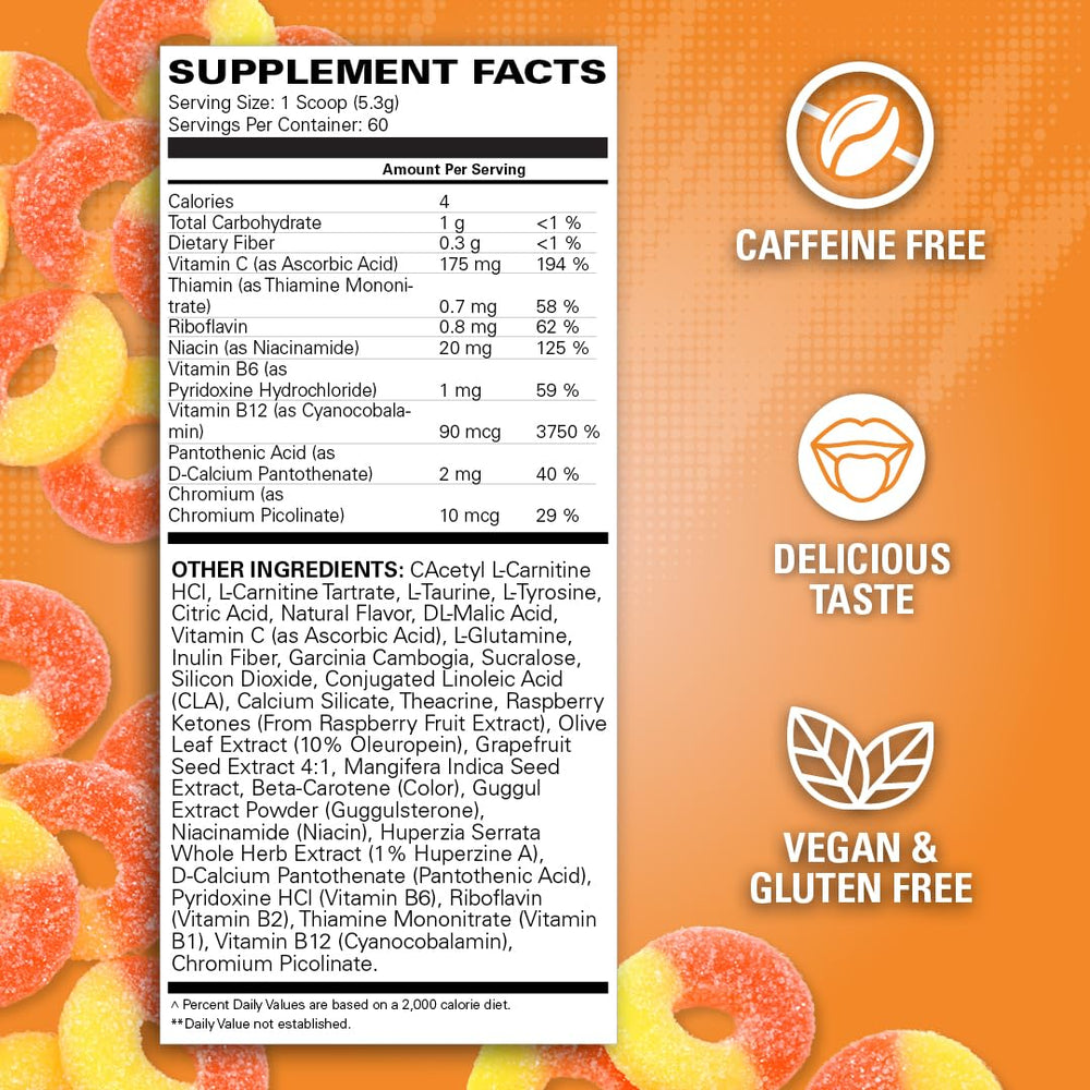 L-Glutamine ingredient close-up emphasizes recovery support in OxyShred.