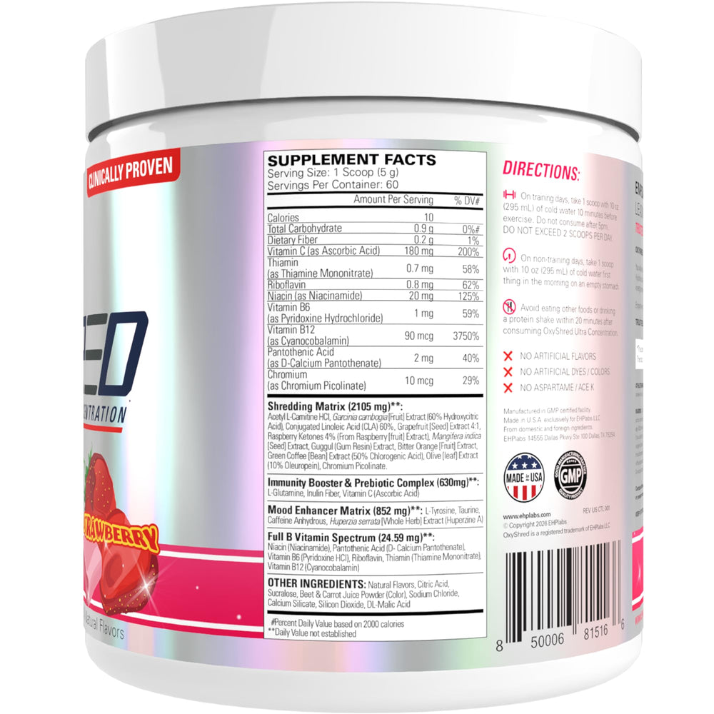 Back label focus on immunity booster and prebiotic complex