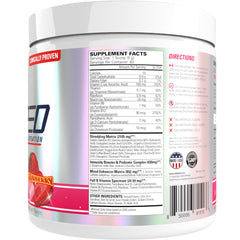 Back label focus on immunity booster and prebiotic complex