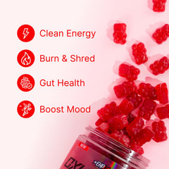 EHP Labs OxyShred Gummies on-the-go packaging for travel