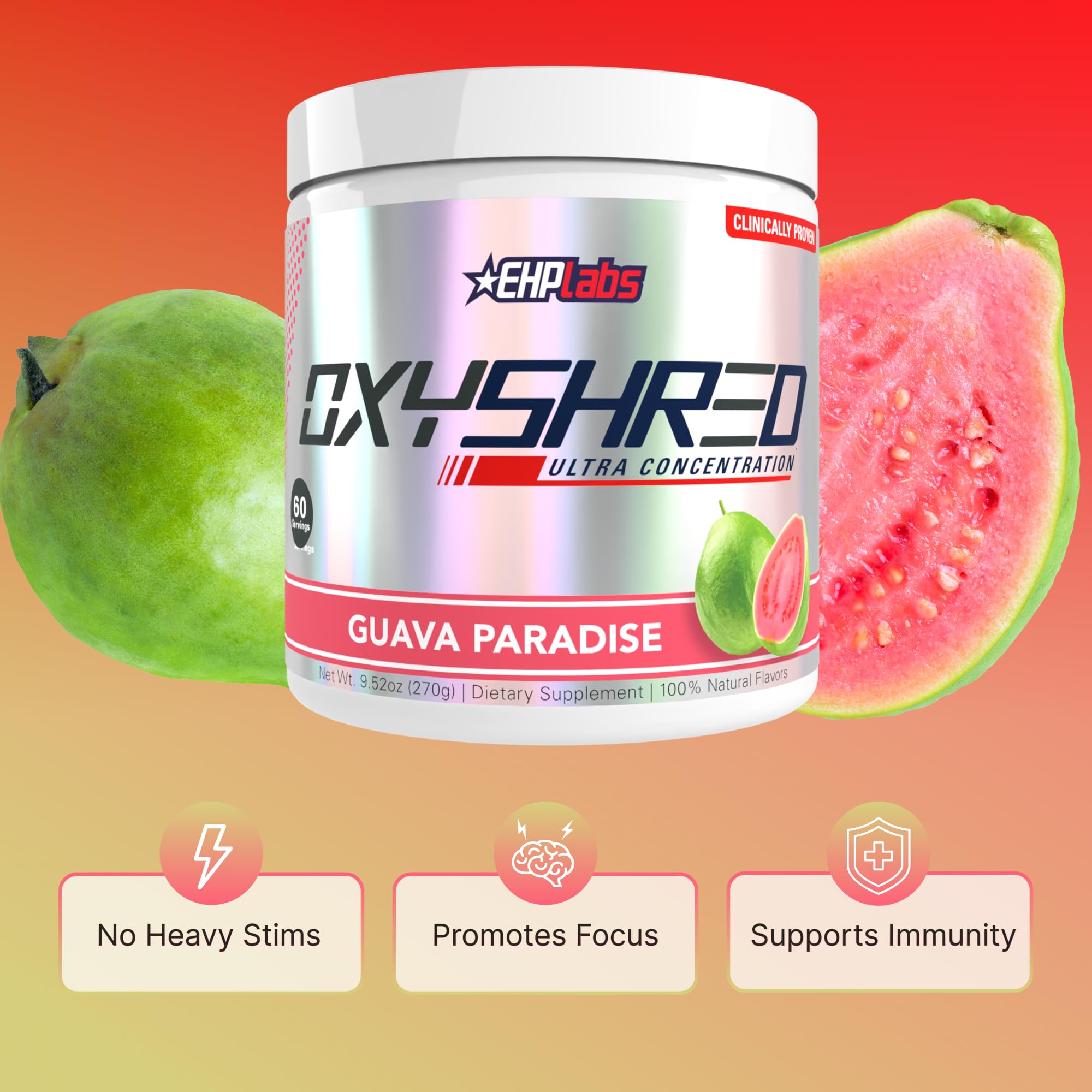 EHP Labs OxyShred L Glutamine powder supports recovery and muscle upkeep.