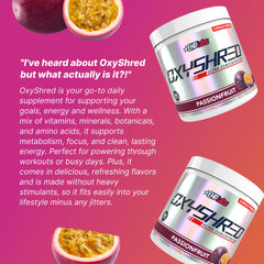 OxyShred Passionfruit serving size used for consistent dosing