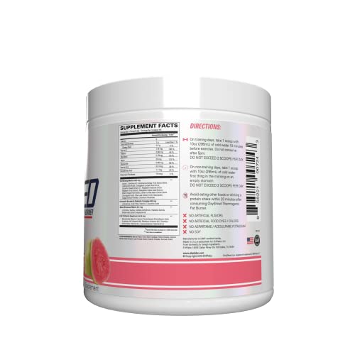 EHP Labs OxyShred Tub Closeup highlighting packaging and product texture.