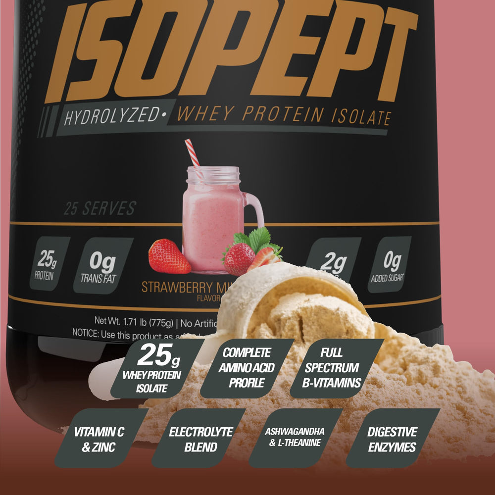 Packaging emphasizes 27 servings and premium protein blend.