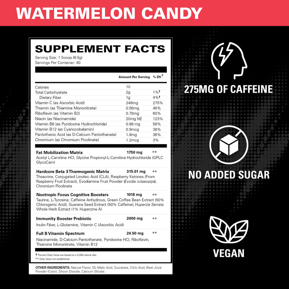 EHP Labs OxyShred Hardcore L-glutamine listing for endurance support during training.