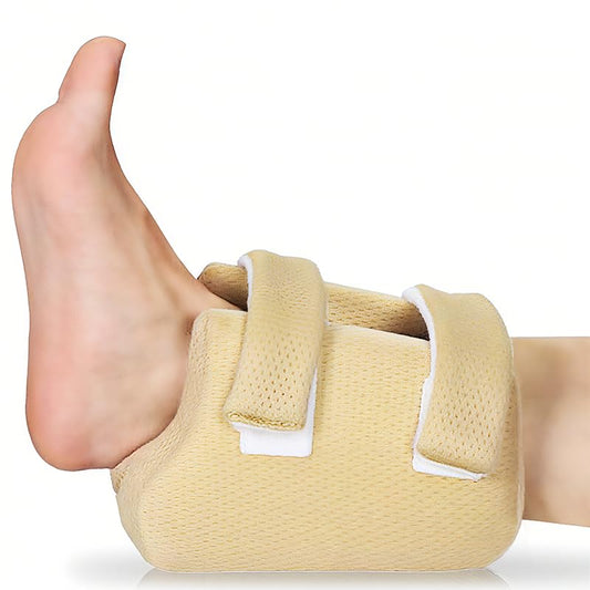 EHUCONWIB heel-protector-cushion shown for secure bedbound comfort.