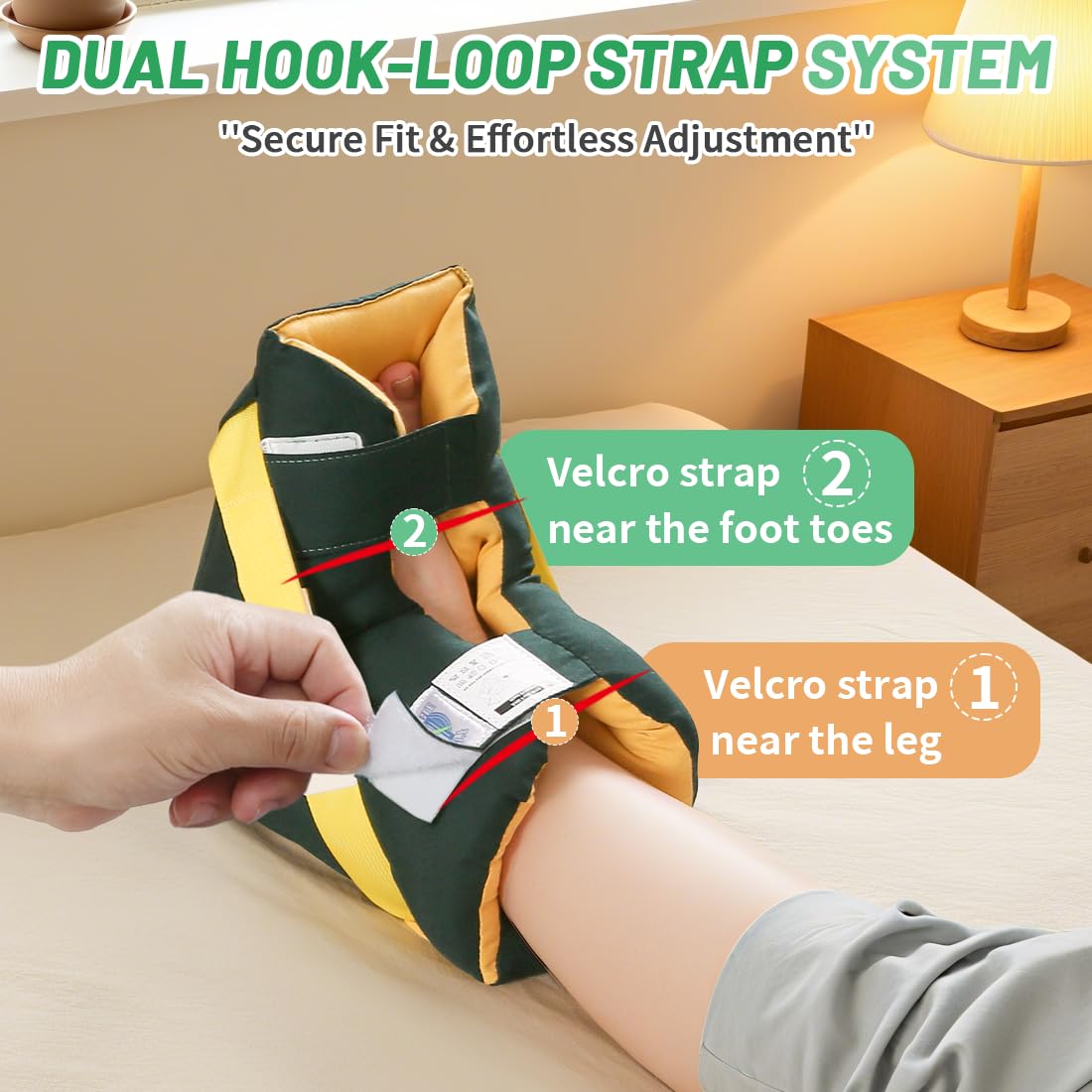 EHUELDER dark-green free-size fit suits most ankles
