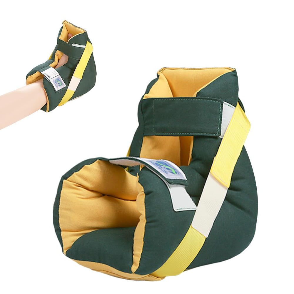EHUELDER foot-drop heel protector with adjustable straps for secure neutral ankle alignment
