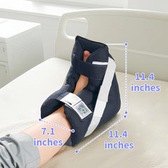 EHUELDER foot drop heel protector open-heel design allows skin checks and airflow