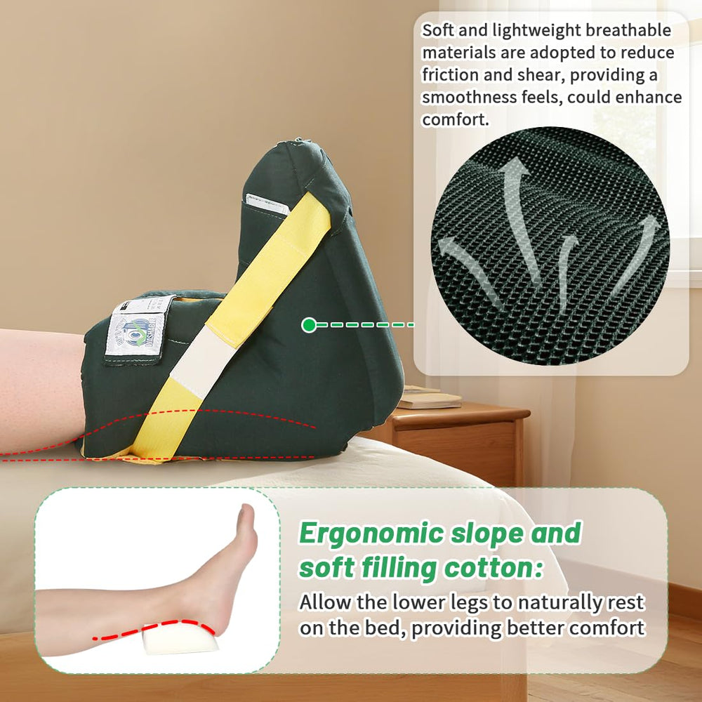 EHUELDER machine-washable heel protector, easy hygiene at 80°C