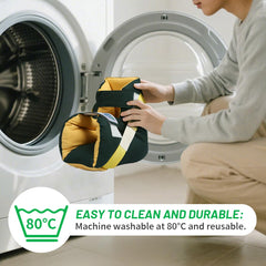 EHUELDER overnight-use design fits bed or wheelchair setups