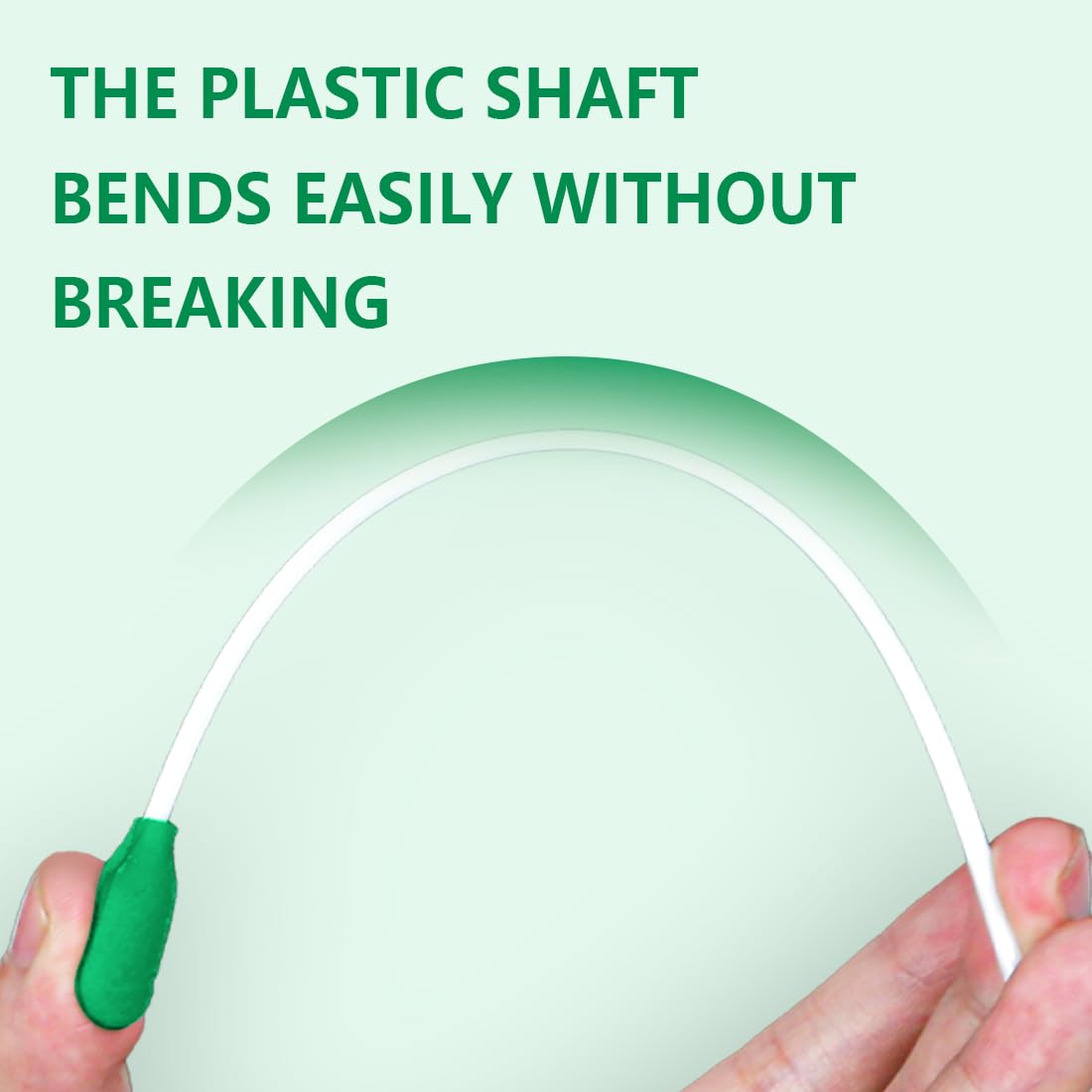 EHUSPU flexible PP shaft reaches curved tracheostomy tube areas