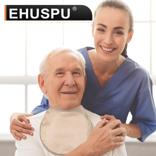 EHUSPU breathable mesh tracheostomy cover promotes airflow and comfort.