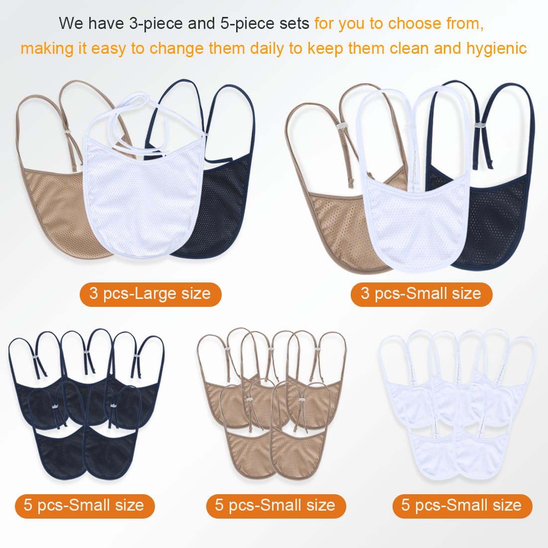 EHUSPU neck cover is hand washable for convenient care.