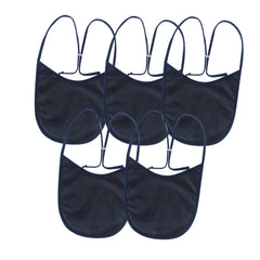 EHUSPU tracheostomy cover in navy, pack of five, protects the stoma while allowing airflow.