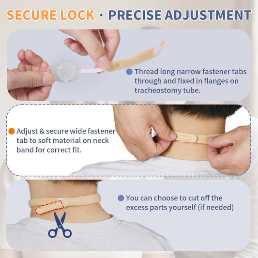 Soft foam neck band from EHUSPU protects skin during extended wear.
