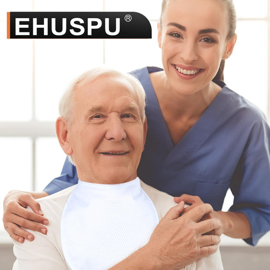 EHUSPU tracheostomy neck stoma cover soft mesh close-up for breathability