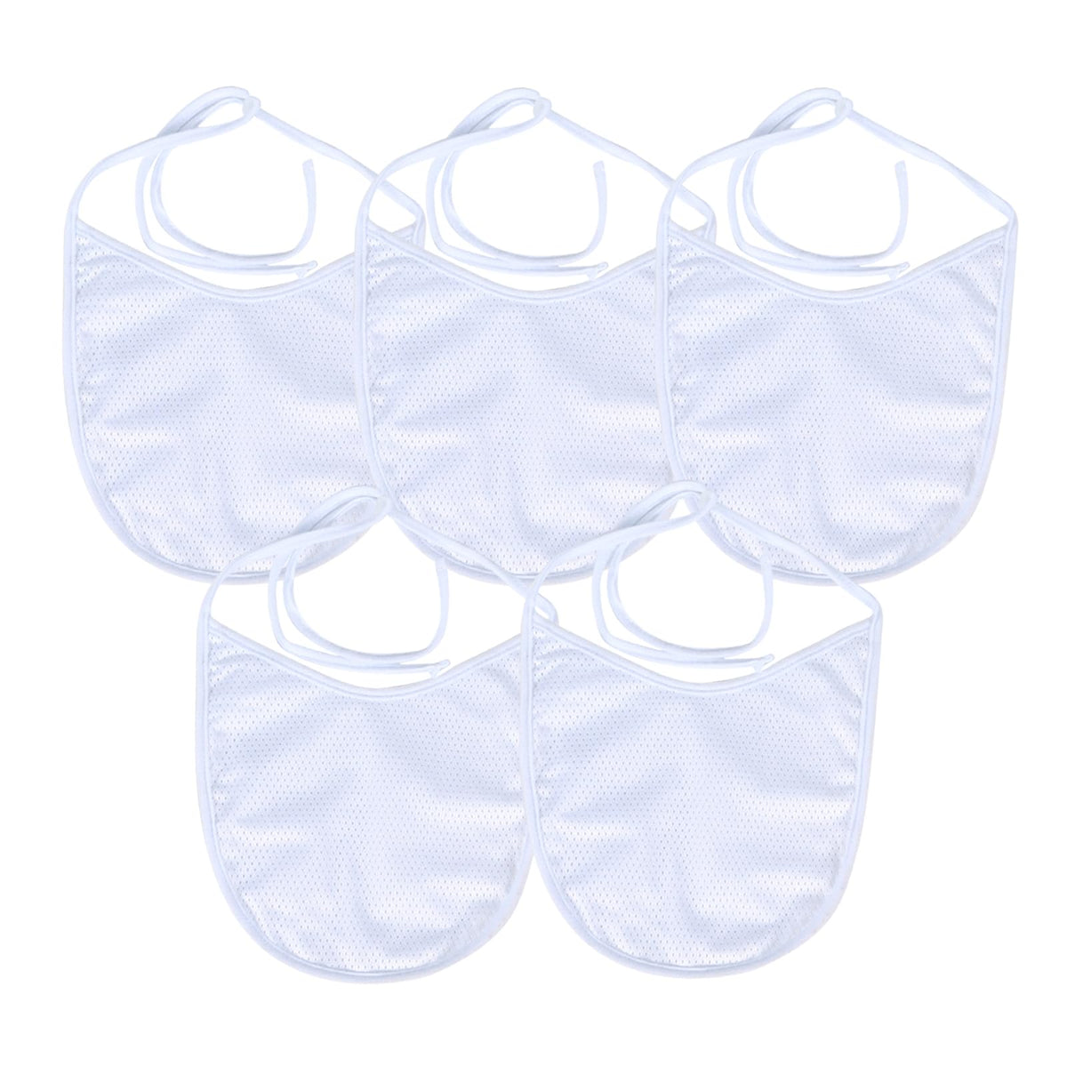 EHUSPU tracheostomy neck stoma cover in white with five-pack, protective design