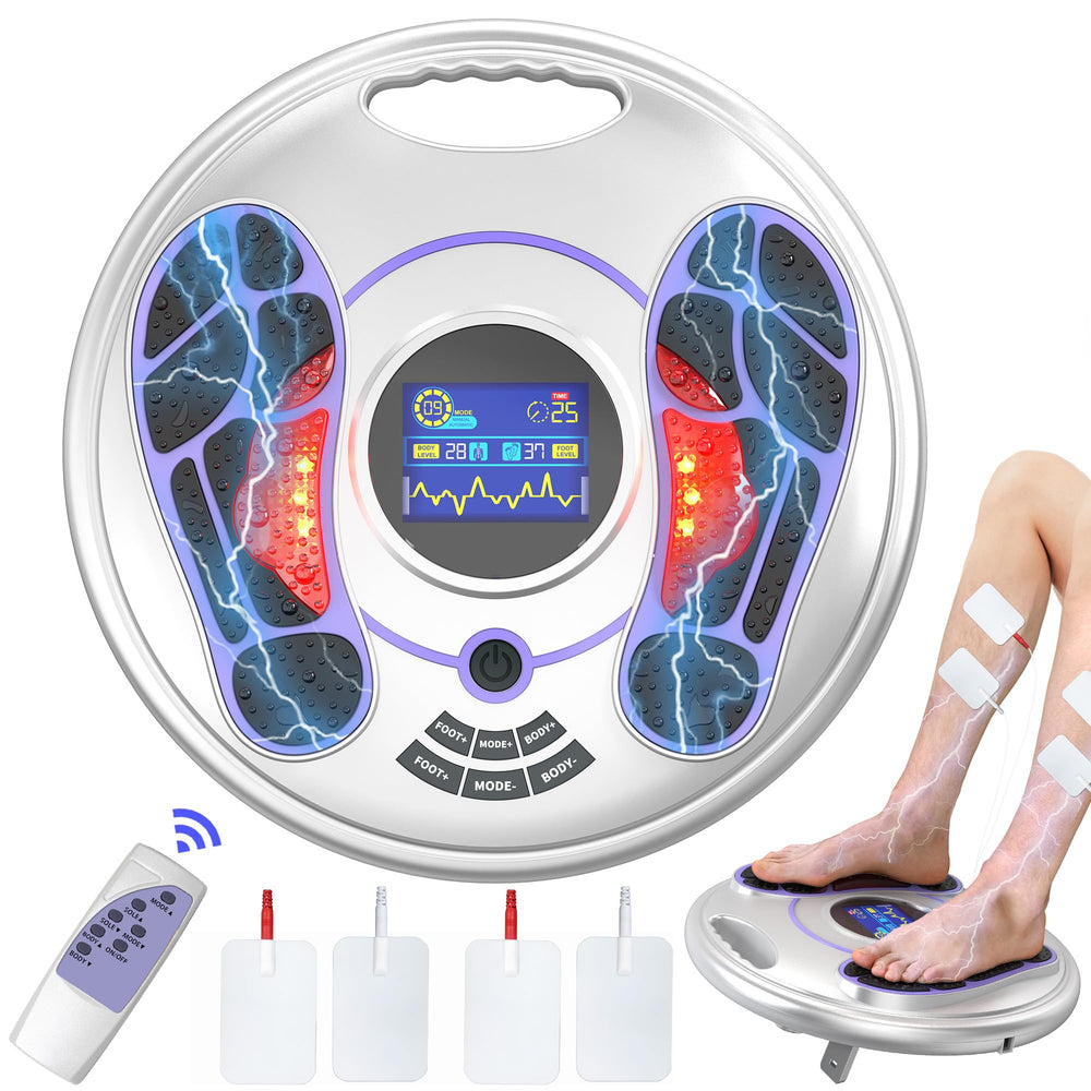 EIGOTDYH EMS foot massager promotes circulation for tired feet.