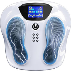 EIGOTDYH EMS Foot Stimulator Pro Base provides a stable surface for consistent foot therapy.