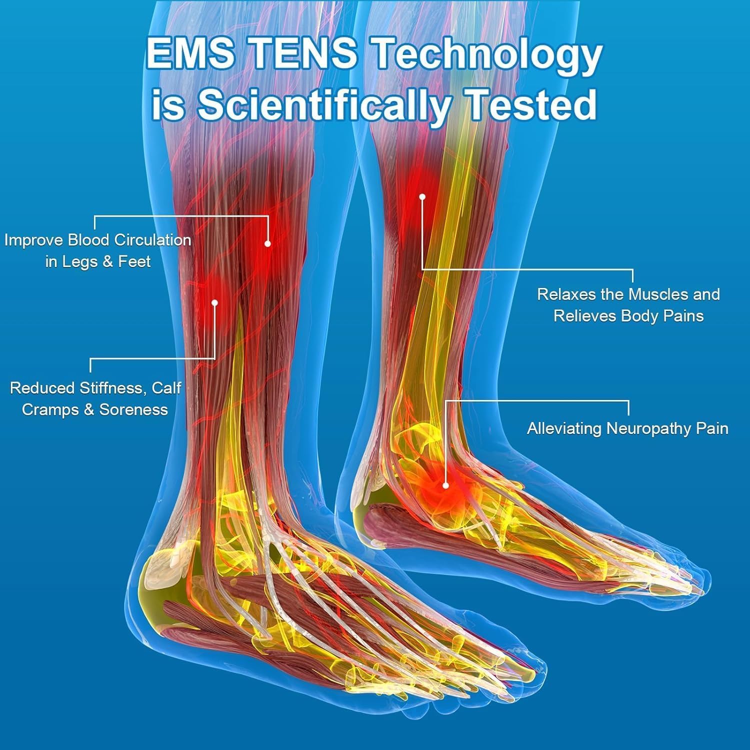 Use EIGOTDYH Pro on calves for extended relief and broader application.