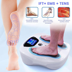 EIGOTDYH EMS Foot Stimulator Pro Remote enables convenient, adjustable therapy sessions.