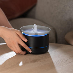 Eiifiter cool mist humidifier supports essential oils for aroma.