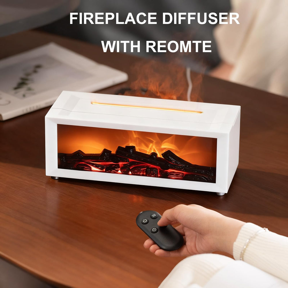 Eiifiter ambient flame lighting enhances cozy decor and relaxation.