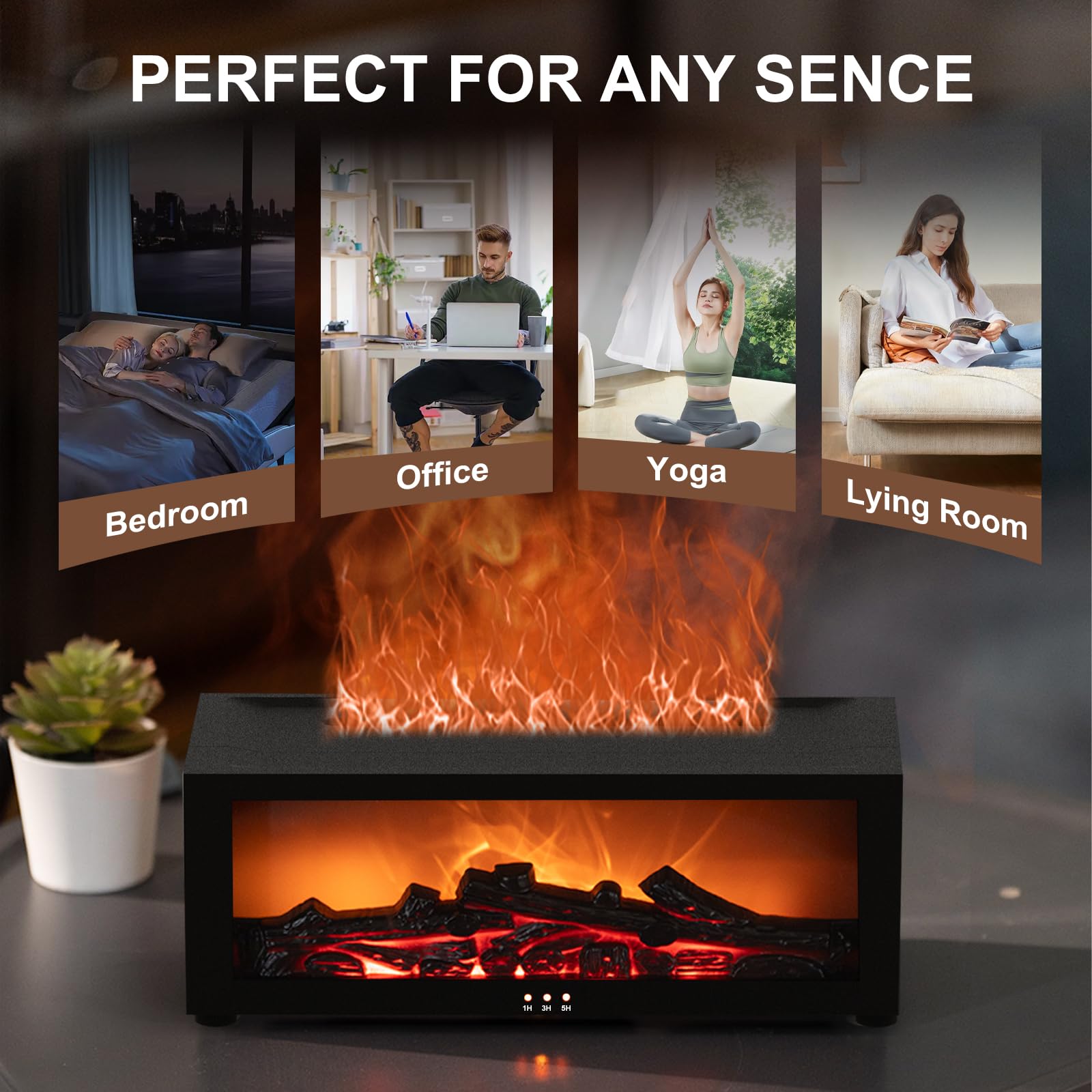 Eiifiter aroma diffuser compatible with essential oils