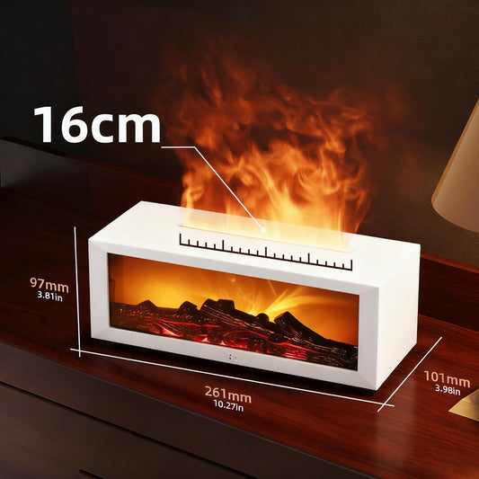 Eiifiter fireplace diffuser remote control enables easy on/off and settings.