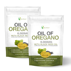 EILTEAU oregano oil with black seed oil bottle boosts immune support for everyday resilience.