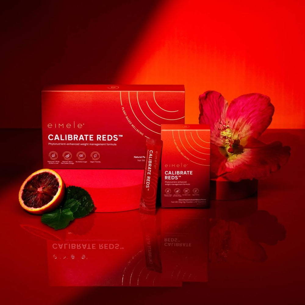 eimele Calibrate Reds powder scoop for simple daily mix and appetite control