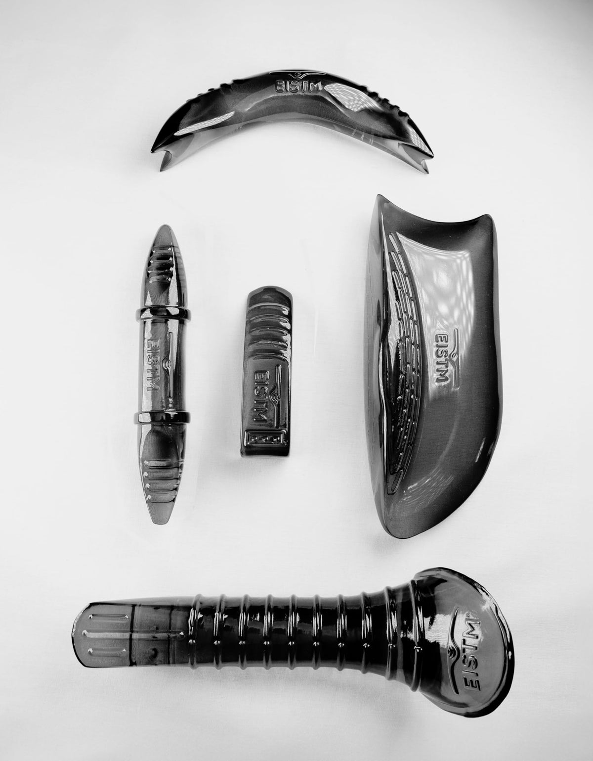 EISTM Pro 5-Piece IASTM Set — The Fin for broad strokes on large muscles