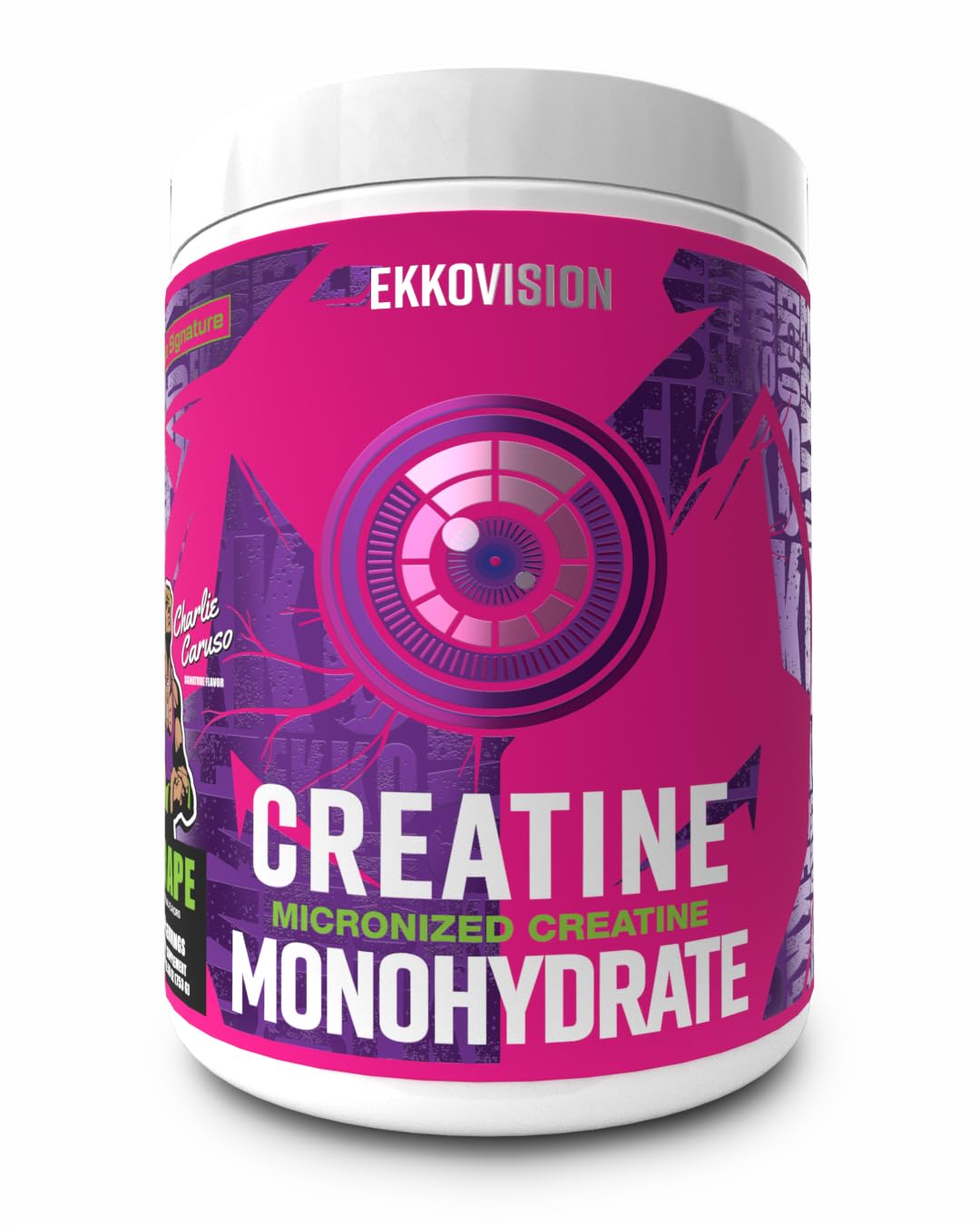 Ekkovision Creatine micronized powder dissolves smoothly for quick mixing.