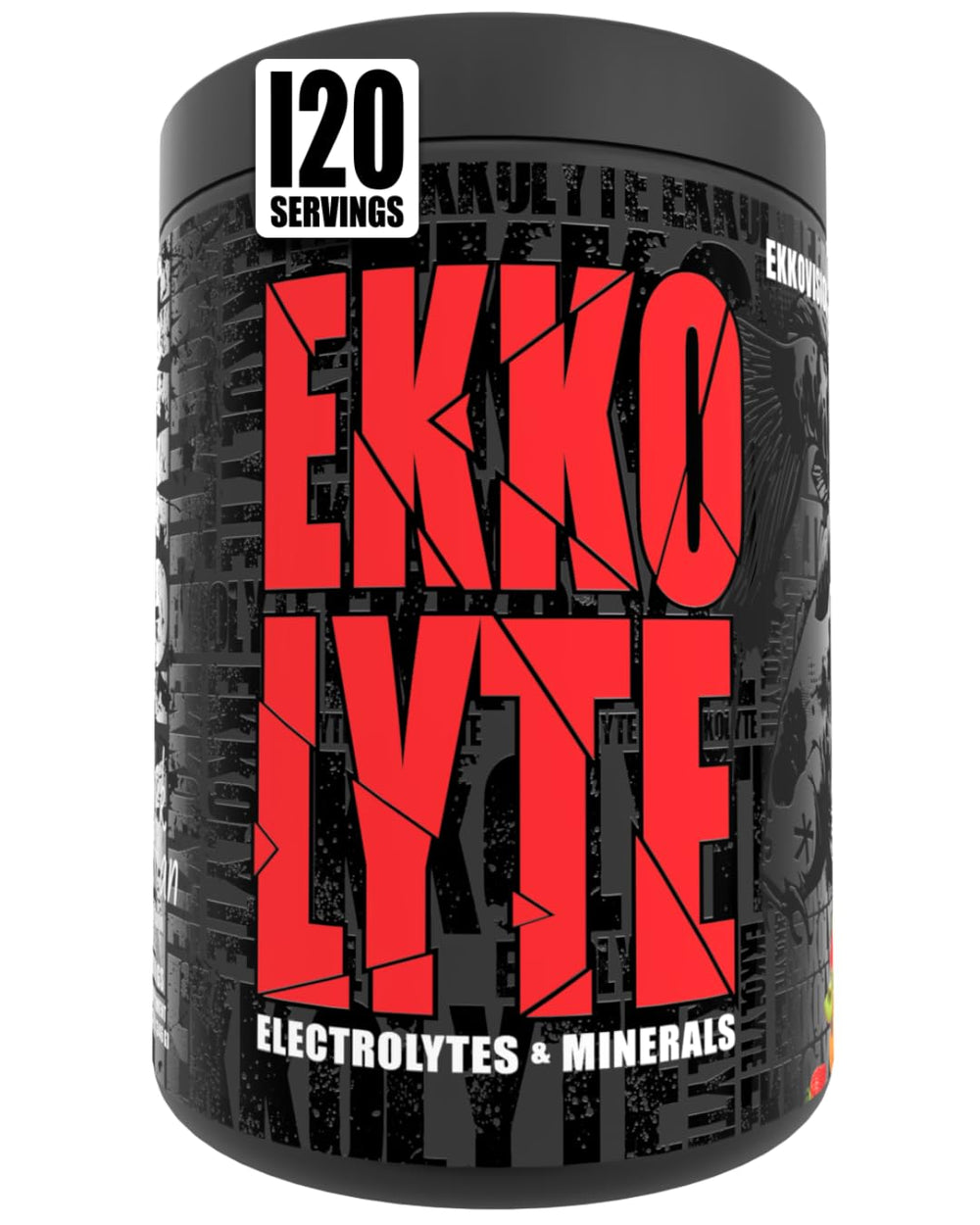 Ekkovision Ekkolyte Fruit Punch powder for easy on-the-go hydration.