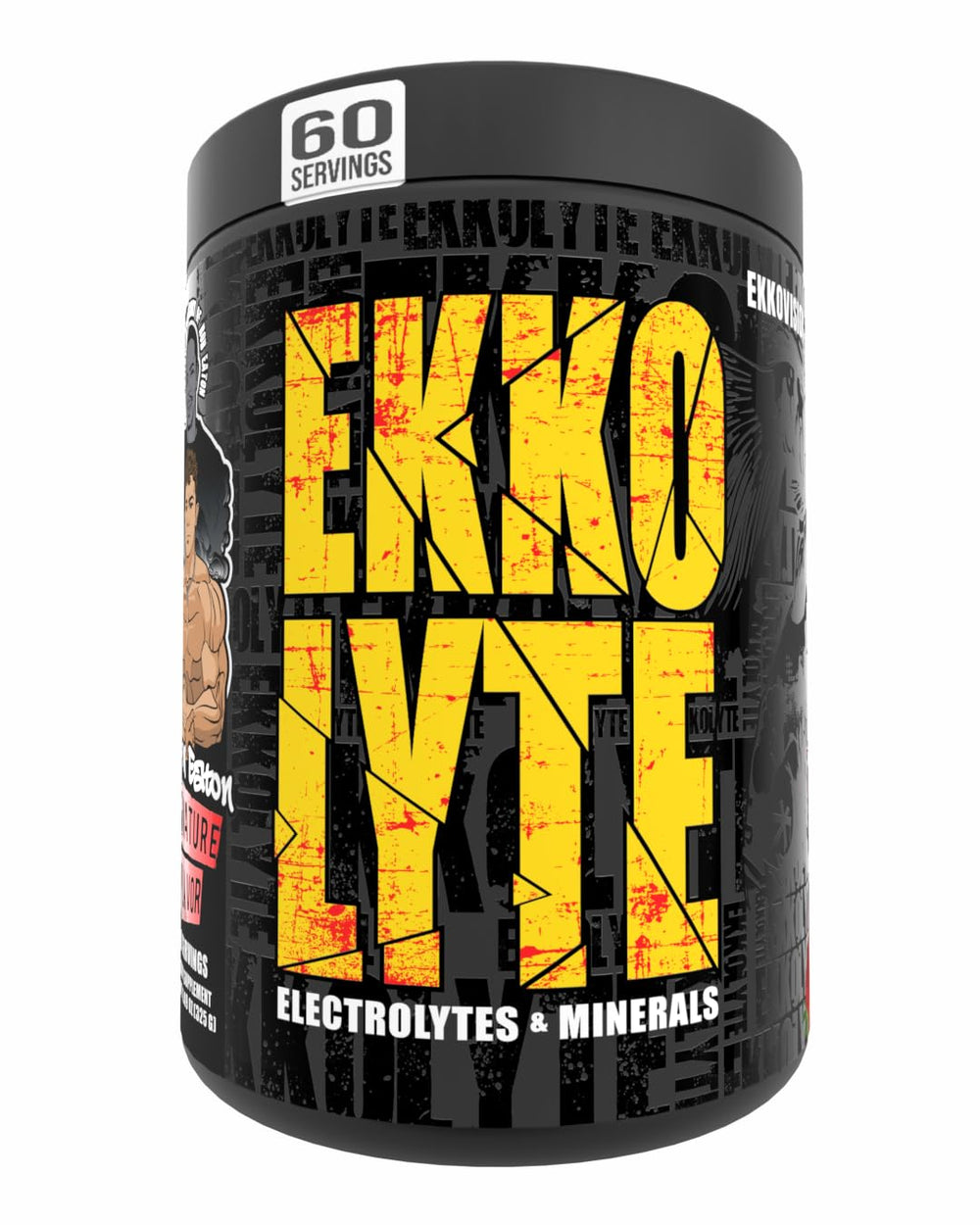Ekkovision Ekkolyte powder bottle ready for daily hydration on the go.