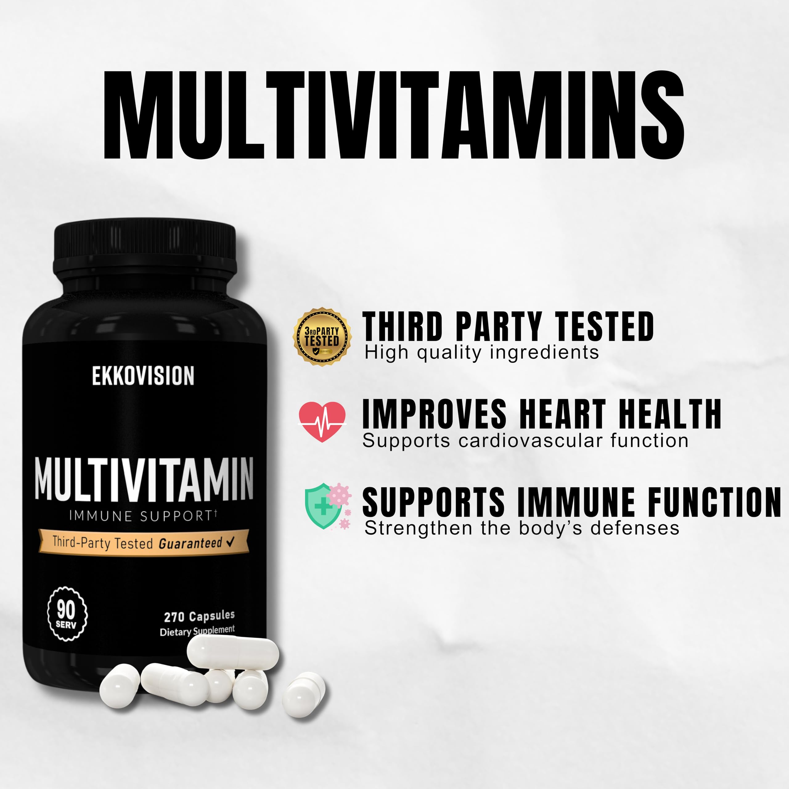 Ekkovision multivitamin in use for active lifestyles