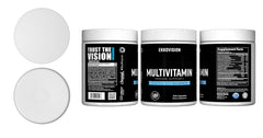 Veggie capsules in a clear jar illustrate plant-based supplement option.