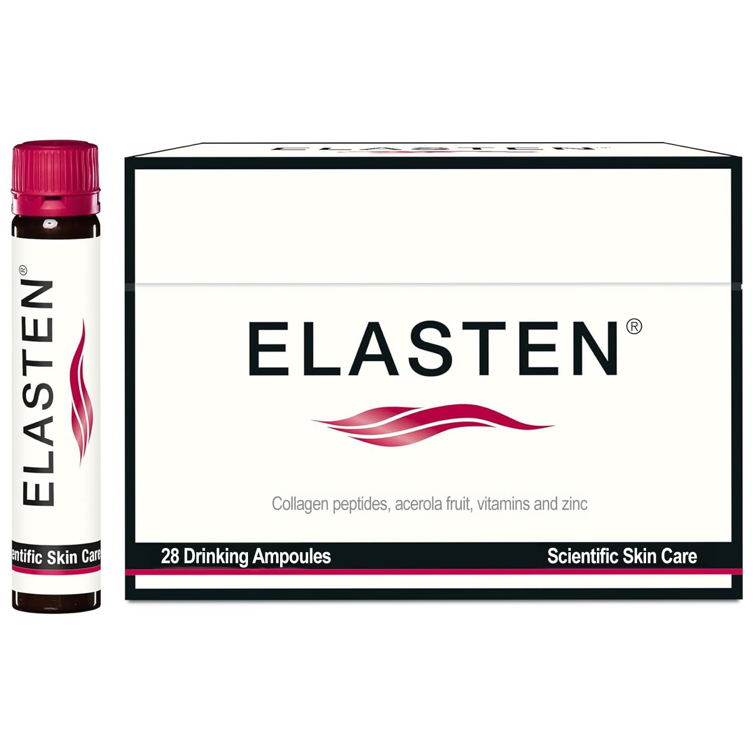 Elasten liquid collagen ampoules glow from within to boost skin radiance.