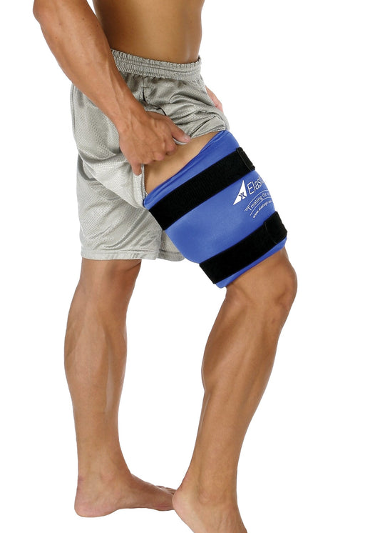 Elasto-Gel hot and cold wrap 9x30 safely conforms to the body for targeted relief.