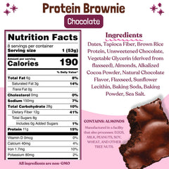 ELAVI Protein Brownie warmed in microwave for soft, chewy texture and quick energy