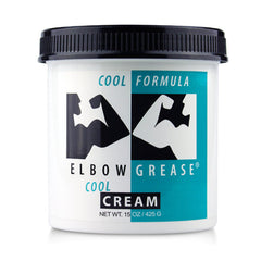 Elbow Grease Cool Massage Cream bottle with cooling formula for soothing relief