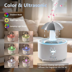 Elcxsla diffuser 7-color mood light creates varied atmospheres