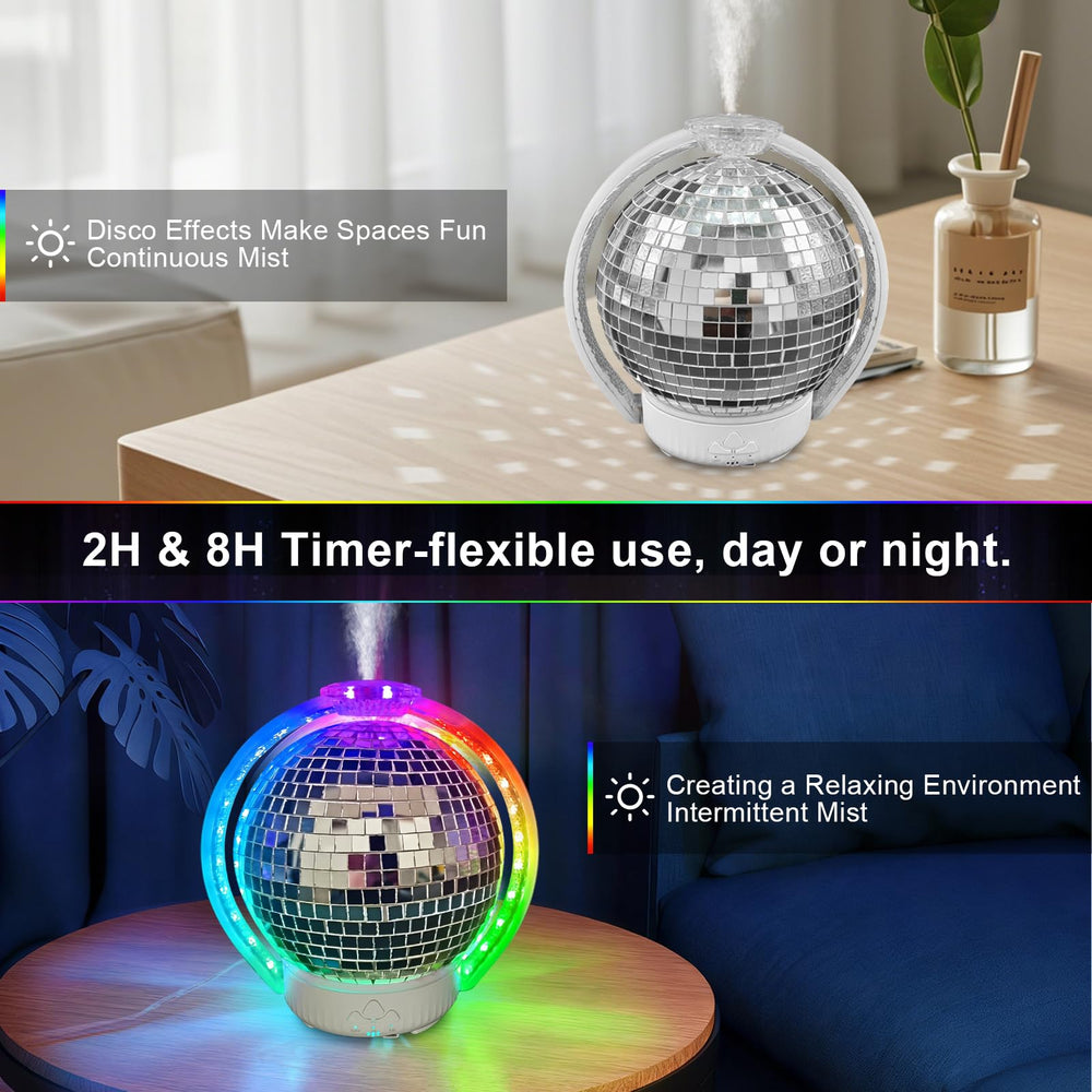 Elcxsla ultrasonic diffuser disperses fragrance quietly without heat.