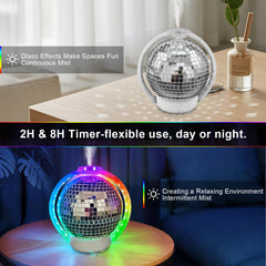 Elcxsla ultrasonic diffuser disperses fragrance quietly without heat.