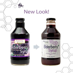 Elderberry Queen bottle pour demonstrates smooth, juice-like texture loved by kids.